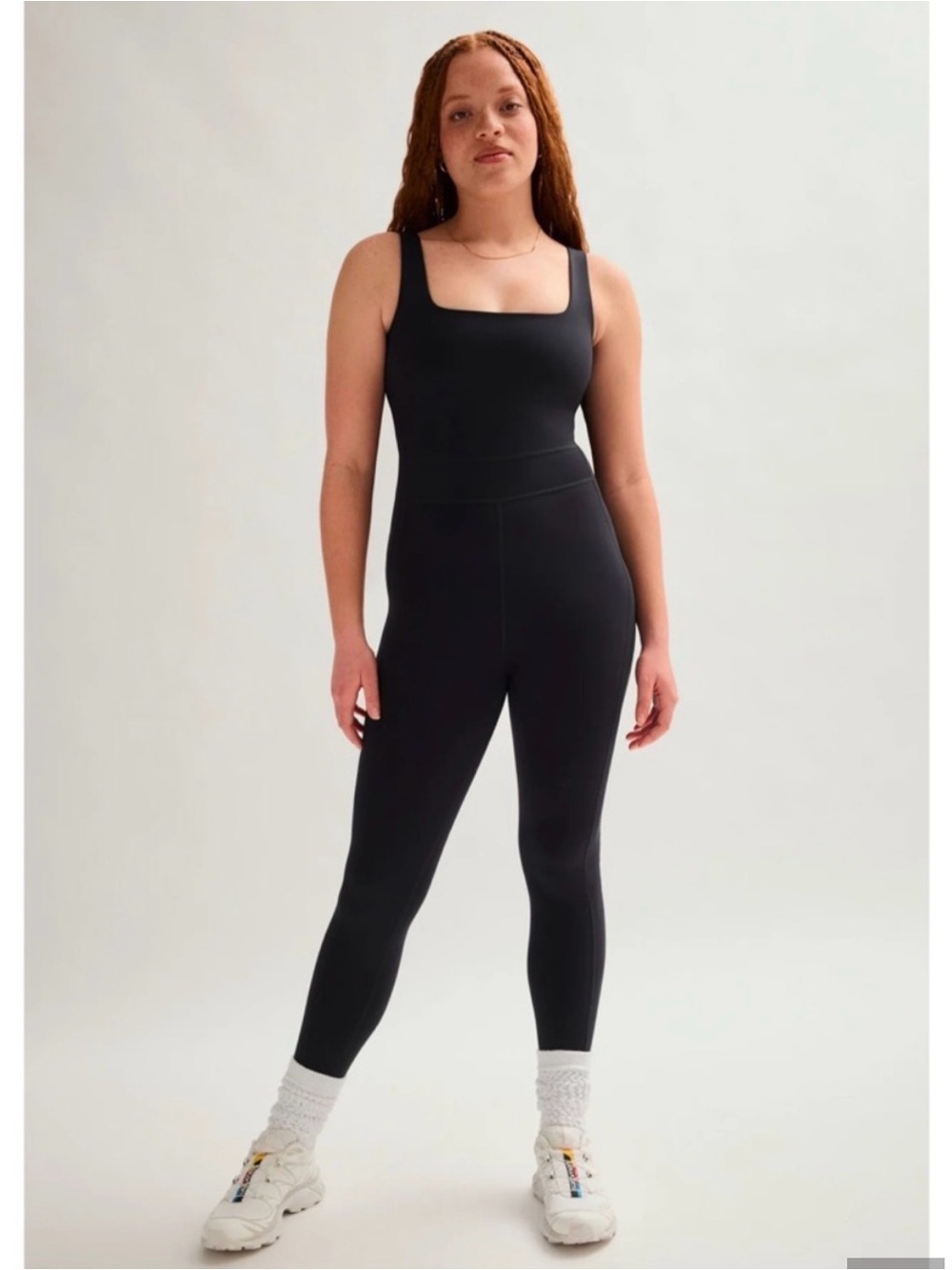 Girlfriend collective luxe unitard onesie medium